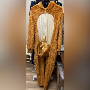 Tipsy Elves Kangaroo onesie with Joey in the pouch. New with tags. Size m